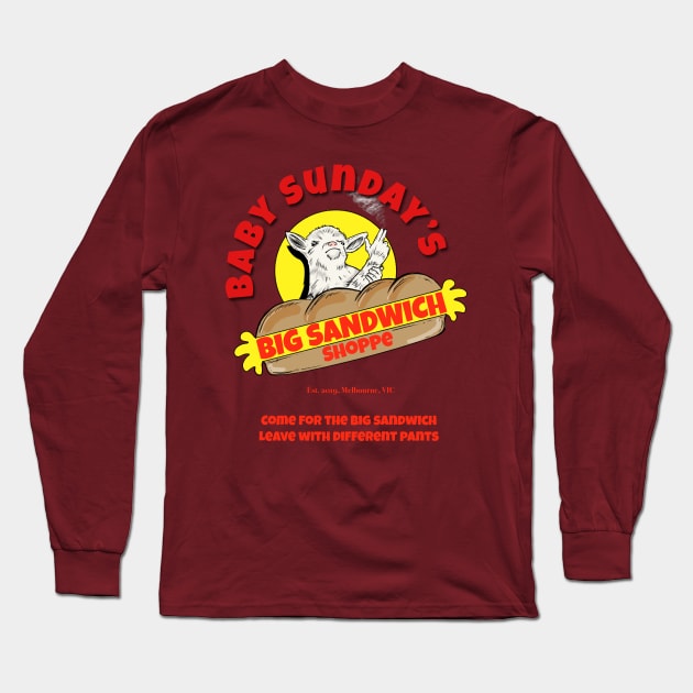 Big Sandwich Long Sleeve T-Shirt by Joecovas